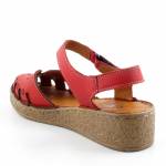 RIXA SHOES 58C2937 czerwone sandały damskie wl26