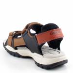 GEOX J450RA 015ME BOREALIS CD6N6 brązowe sandały chłopięce wl26