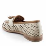 MACIEJKA HJ760-14 beżowe brązowe mokasyny damskie wl26