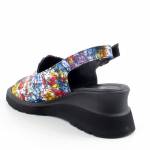 RIXA SHOES 58C2408 multikolor czarne sandały damskie wl26