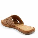 RAVINI 252-29645 brązowe klapki damskie wl26