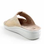 SCHOLL ANTONIA ELASTIC MED MF008622329 złote klapki damskie wl26 tęgość