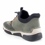RIEKER 45963-54 zielone sneakersy damskie jz26