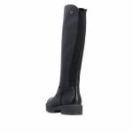 RIEKER 75850-00 TEX tęgość H czarne kozaki damskie jz26