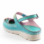 LAURA VITA 000764929FC MULTI niebieskie sandały damskie wl26