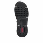 RIEKER 45912-00 czarne trzewiki damskie jz26