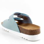 SCHOLL Monterey 2 STRAPS AD MED pale blue klapki damskie MF305831045 OBUWIE MEDYCZNE wl25