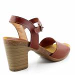 SPK 17060/B brązowe sandały damskie