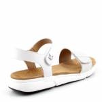 CAPRICE 28600-28 białe beżowe sandały damskie 197 WHITE COMB