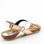 BLU SANDAL 8300 VAQUENTILLA MULTI złote sandały damskie ibiza yokono wl24