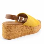TAMARIS 28393-42 600 żółte sandały damskie wl25