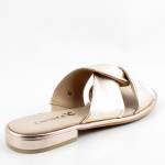 CAPRICE 27100-42 złote klapki damskie 959PLATINO METAL. wl25