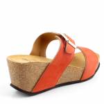 SCHOLL RAVELLO 2 STRAPS MED czerwone klapki damskie wl25 MF320451555