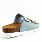 SCHOLL Monterey 2 STRAPS AD MED pale blue klapki damskie MF305831045 OBUWIE MEDYCZNE wl25