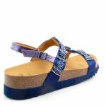 SCHOLL BOGOTA SANDAL MED navy blue niebieskie sandały damskie MF320061040 wl25