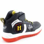 GEOX J56MCD 054FU C0048 BUZZERLIGHT czarne sneakersy młodzieżowe jz25