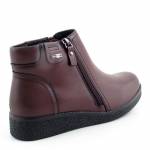 SERGIO LEONE BT 25348-S bordowe botki damskie jz25