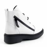 SERGIO LEONE BT 25200-S białe botki damskie jz25