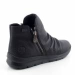 RIEKER Z0056-00 czarne botki damskie jz25