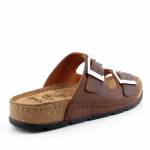 SCHOLL BORA MALAREN MED cognac brązowe klapki damskie MF318991175 wl25