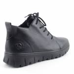 RIEKER N1331-00 czarne trzewiki damskie wl25 tęgość H