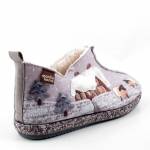 MANITU 340105-91 szare pantofle damskie jz25