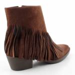 RYŁKO 4ZVI6_6TA brązowe botki damskie jz25