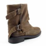 SERGIO LEONE BT 25556-S brązowe botki damskie jz25