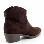 RYŁKO 4ZVB7_6TJ brązowe botki damskie jz25