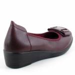 RAVINI RFW0025-9 bordowe balerinki damskie jz25