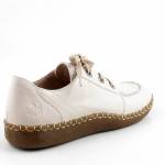 RIEKER N2402-60 beżowe półbuty damskie wl26