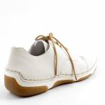 RIEKER 55920-80 białe półbuty damskie wl26