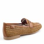 TAMARIS 1-24232-46 305 COGNAC brązowe mokasyny damskie wl26
