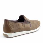 RIEKER 11955-64 beżowe półbuty męskie wl26
