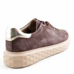 SERGIO LEONE SP-110 CHOCO brązowe półbuty damskie wl26