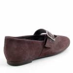 RYLKO 0UNP1_3FV brązowe balerinki damskie wl26