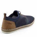 RIEKER B5252-14 G1/2 granatoer półbuty męskie wl26