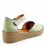 RIXA SHOES 58C2935 oliwkowe sandały damskie wl26