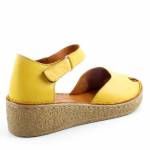 RIXA SHOES 58C2934 żółte sandały damskie wl26