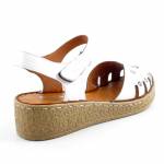 RIXA SHOES 58C2936 białe sandały damskie wl26