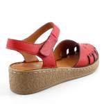 RIXA SHOES 58C2937 czerwone sandały damskie wl26