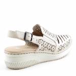 RIEKER 48763-60 beżowe sandały damskie wl26 TĘGOŚĆ E