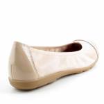 CAPRICE 22152-42 336 SAND COMB złote balerinki damskie wl26