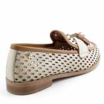 MACIEJKA HJ760-14 beżowe brązowe mokasyny damskie wl26