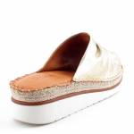 RIXA SHOES 58C2695 złote klapki damskie wl26