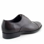 JOHN DOUBARE V43-33-T2 ciemno brązowe półbuty męskie BROOMAN WL26