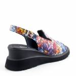 RIXA SHOES 58C2408 multikolor czarne sandały damskie wl26