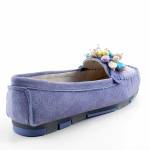 FILIPPO DP7809/26 BL niebieskie mokasyny damskie wl26