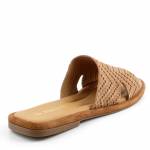 RAVINI 252-29645 brązowe klapki damskie wl26