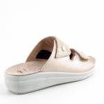 SCHOLL ANTONIA ELASTIC MED MF008622329 złote klapki damskie wl26 tęgość